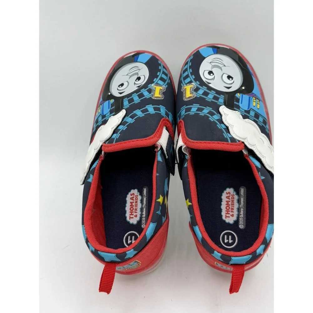 Thomas The Engine  And Friends Kids Slip On Light Up Sneakers Size 11